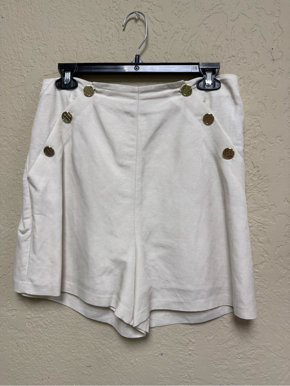Emily McCarthy Classic High-Waist White Women’s Shorts